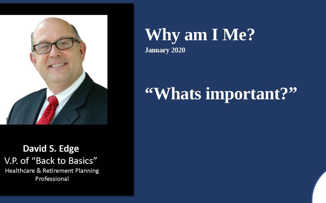 What’s Important? – 2020