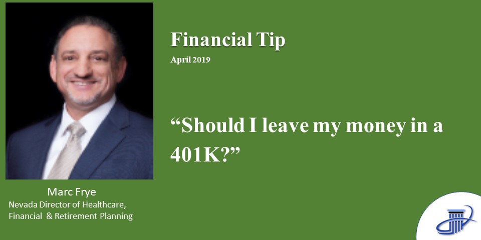 Is my 401(k) still appropriate to hang on to April 2019