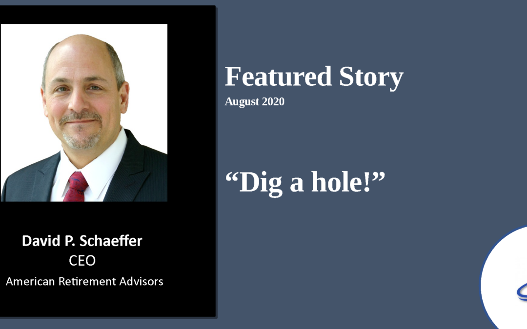 Dig a hole