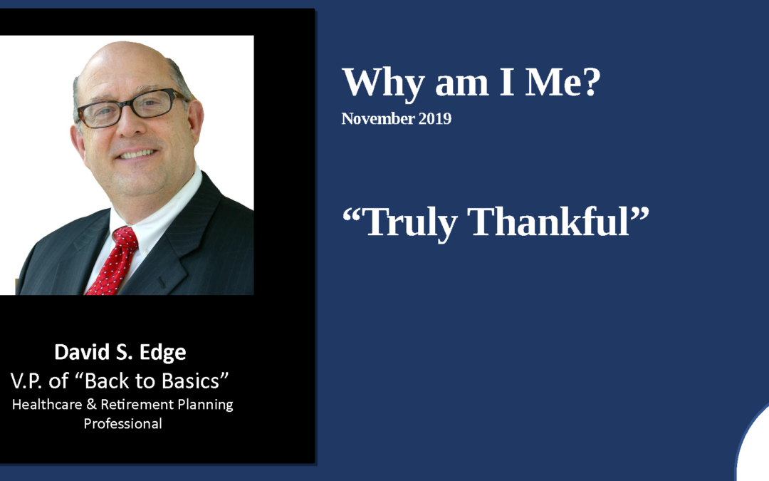 Truly Thankful – 2019