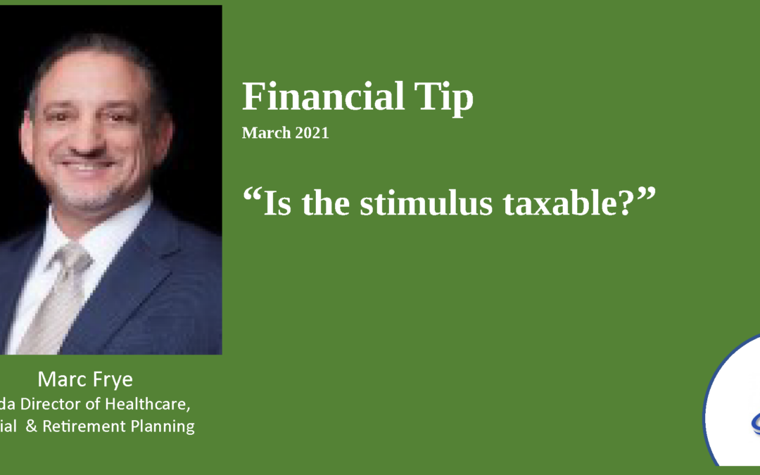 Is my Stimulus payment taxable? – 2021
